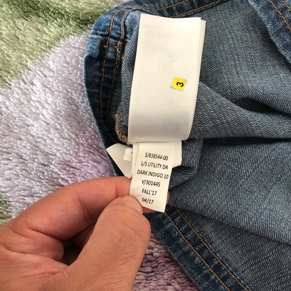 Gap Denim Utility Shirtdress Style:838544-00 - Picture 10 of 13